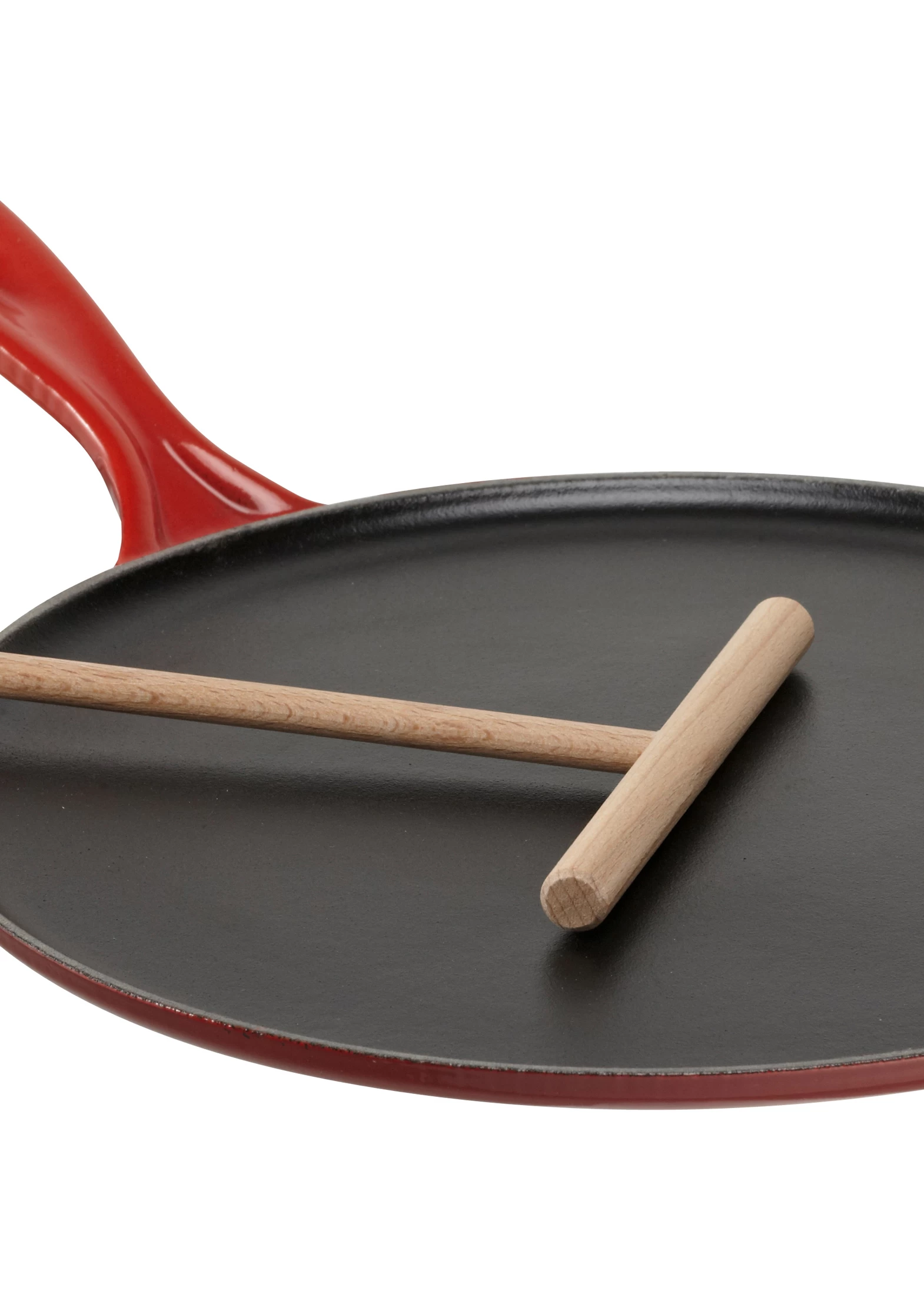 Le Creuset CREPESPFANNE 27 CM KIRSCHROT 4 Le Creuset CREPESPFANNE 27 CM KIRSCHROT – Bild 2