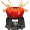 Le Creuset FONDUE-SET KOMPLETT KIRSCHROT