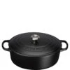 Le Creuset BRÄTER OVAL SIG 27 CM SCHWARZ -Köstliche Küche 0024147261773 1