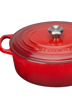 Le Creuset BRÄTER OVAL SIG 27 CM KIRSCHROT -Köstliche Küche 0024147261780 2