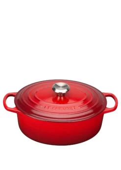 Le Creuset BRÄTER OVAL SIG 29 CM KIRSCHROT