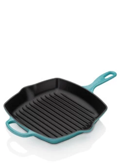 Le Creuset GRILLPFANNE QUADRATISCH SIG 26 CM KARIBIK
