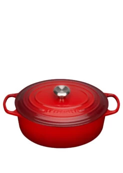 Le Creuset BRÄTER OVAL SIG 31 CM KIRSCHROT