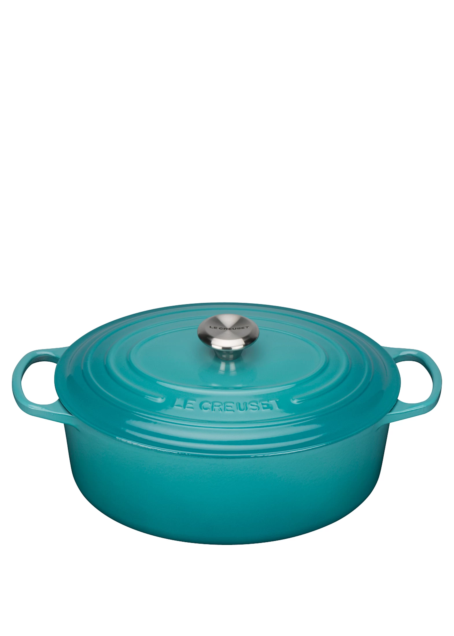 Le Creuset BRÄTER OVAL SIG 31 CM KARIBIK 3 Le Creuset BRÄTER OVAL SIG 31 CM KARIBIK