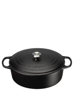 Le Creuset BRÄTER OVAL SIG 35 CM SCHWARZ