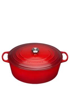 Le Creuset BRÄTER OVAL SIG 40 CM KIRSCHROT