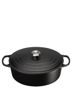 Le Creuset BRÄTER OVAL SIG 33 CM SCHWARZ