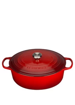 Le Creuset BRÄTER OVAL SIG 33 CM KIRSCHROT