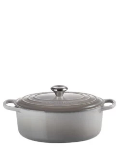 Le Creuset BRÄTER OVAL SIG 29 CM PERLGRAU