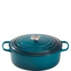 Le Creuset BRÄTER OVAL SIG 29 CM DEEP TEAL -Köstliche Küche 0024147289326 1