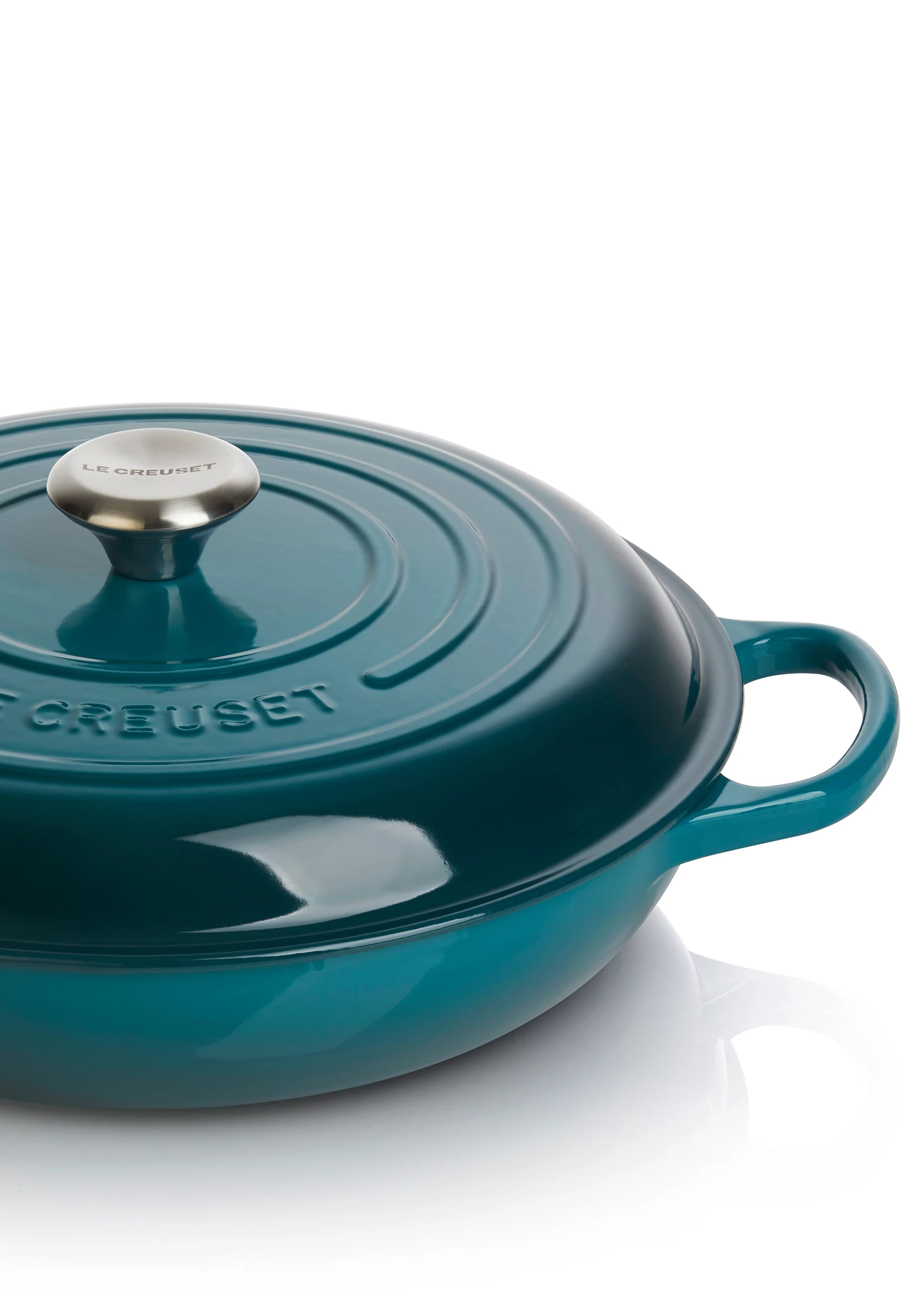 Le Creuset GOURMET-PROFITOPF SIG 30 CM DEEP TEAL 4 Le Creuset GOURMET-PROFITOPF SIG 30 CM DEEP TEAL – Bild 2