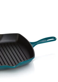 Le Creuset GRILLPFANNE QUADRATISCH SIG 26 CM DEEP TEAL -Köstliche Küche 0024147294153 2