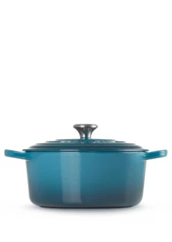 Le Creuset BRÄTER RUND SIG 20 CM DEEP TEAL -Köstliche Küche 0024147294672 3