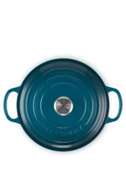 Le Creuset BRÄTER RUND SIG 24 CM DEEP TEAL -Köstliche Küche 0024147294689 3