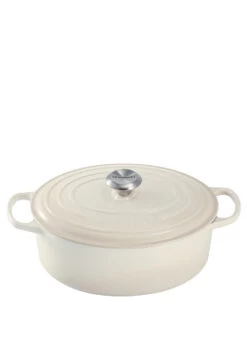 Le Creuset BRÄTER OVAL SIG 31 CM MERINGUE