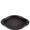 Le Creuset GRILLPLATTE RUND 25 CM SCHWARZ -Köstliche Küche 0024147305682 1