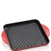 Le Creuset GRILLPLATTE QUADRATISCH 24 CM KIRSCHROT -Köstliche Küche 0024147305996 1
