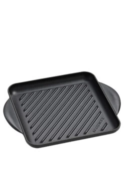 Le Creuset GRILLPLATTE QUADRATISCH 24 CM SCHWARZ