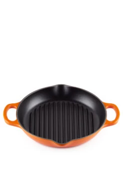 Le Creuset GRILLPLATTE RUND SIG 25 CM OFENROT