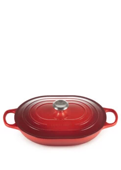 Le Creuset OBLONG SIG 31 CM KIRSCHROT