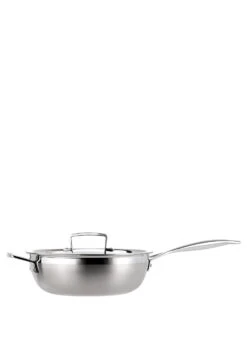 Le Creuset 3-PLY SAUTÉPFANNE ANTIHAFT MIT DECKEL 24 CM -Köstliche Küche 0630870042215 3