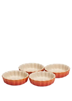 Le Creuset 4ER-SET TARTE-FORM 11 CM OFENROT