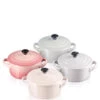 Le Creuset MINI-COCOTTE 4ER SET METALLICS ROSÉ -Köstliche Küche 0630870272797 1