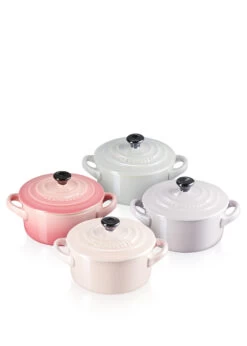 Le Creuset MINI-COCOTTE 4ER SET METALLICS ROSÉ
