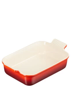 Le Creuset AUFLAUFFORM TRADITION 26 CM KIRSCHROT -Köstliche Küche 0843251102730 3