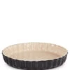 Le Creuset TARTE-FORM 28 CM SCHWARZ GLÄNZEND -Köstliche Küche 0843251166565 1