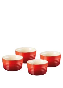 Le Creuset MINI FÖRMCHEN 4ER SET KIRSCHROT