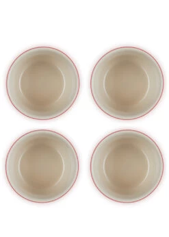 Le Creuset MINI FÖRMCHEN 4ER SET KIRSCHROT -Köstliche Küche 0843251168330 3