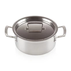 Le Creuset 3-lagiger Niedriger Topf Mit Deckel