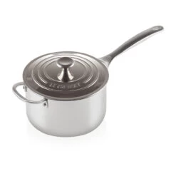 Le Creuset Signature 3-lagiger Topf Mit Deckel Mit Zusatzgriff