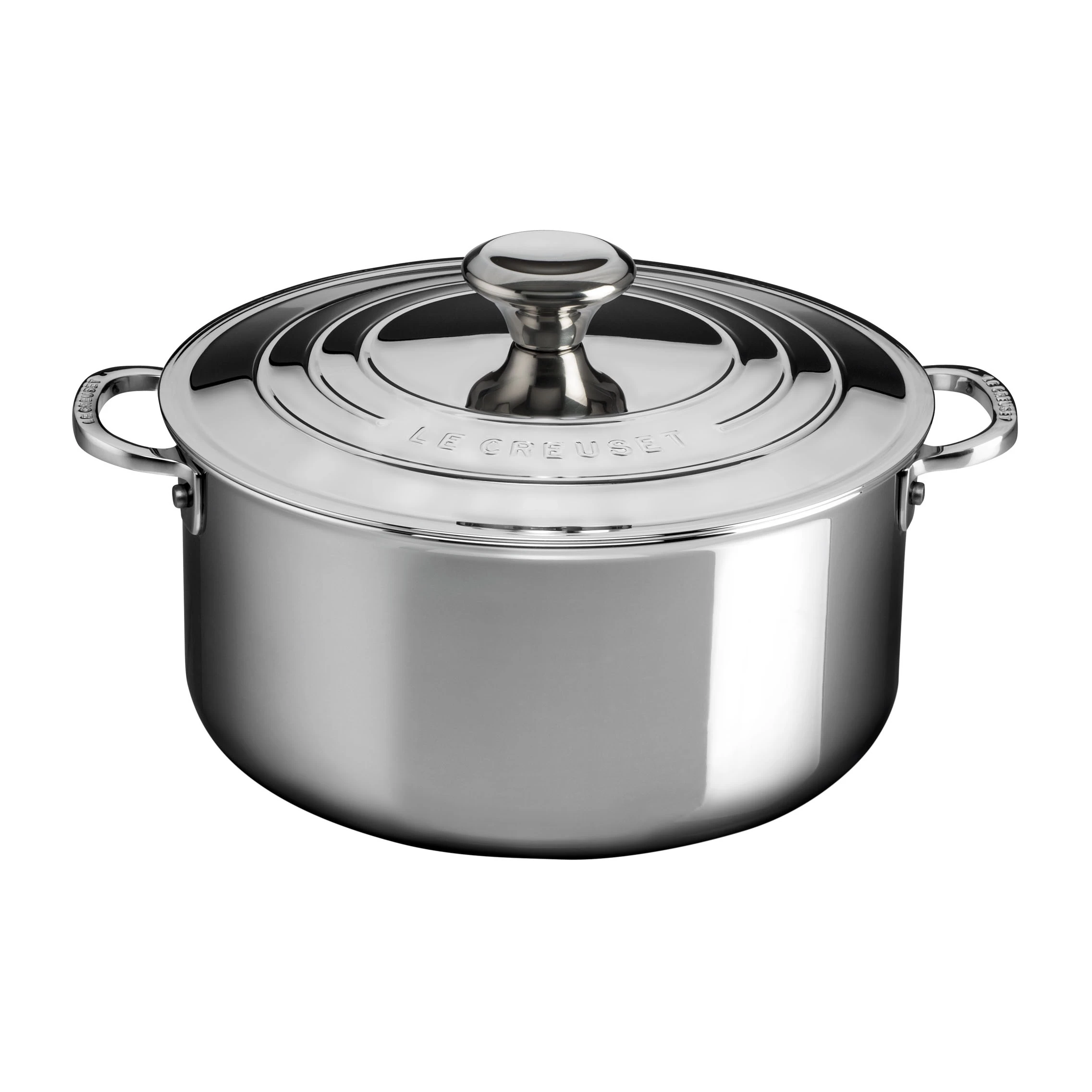 Le Creuset Signature 3-lagiger Topf Mit Deckel 3 Le Creuset Signature 3-lagiger Topf Mit Deckel