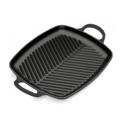 Le Creuset Grillplatte Signature Matt Schwarz 30 X 27 Cm
