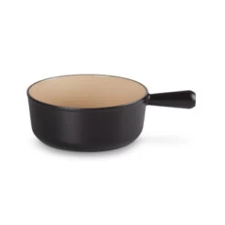 Le Creuset Fonduetopf Tradition Matt Schwarz ø 18 Cm / 1,4 Liter
