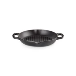 Le Creuset Grillplatte Signature Matt Schwarz Hoch Ø 25 Cm