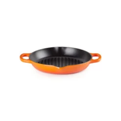 Le Creuset Grillplatte Signature Orange Rot Hoch Ø 25 Cm