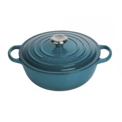 Le Creuset Bräter Marmite Signature Deep Teal ø 26 Cm / 4,1 Liter