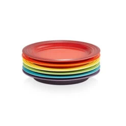 Le Creuset Rainbow Frühstücksteller 22 Cm, 6er Set