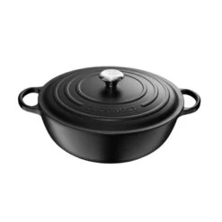 Le Creuset Bräter Marmite Signature Matt Schwarz ø 26 Cm / 4,1 Liter