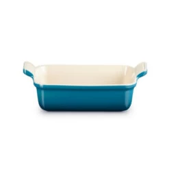 Le Creuset Auflaufform Heritage Deep Teal 19 X 14 Cm / 1,1 Liter