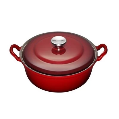 Le Creuset Faitout Bratpfanne/Schmortopf Ø 24 Cm Rot 3 Le Creuset Faitout Bratpfanne/Schmortopf Ø 24 Cm Rot