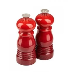 Le Creuset Mini Salz Und Pfeffermühlen Set Kirschrot 12,5 Cm