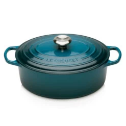 Le Creuset Bräter Oval Signature Deep Teal ø 29 Cm / 4,7 Liter