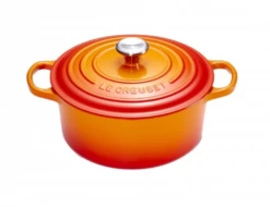 Le Creuset Signature Runde Bratpfanne/Schmortopf Ø 20 Cm Orange