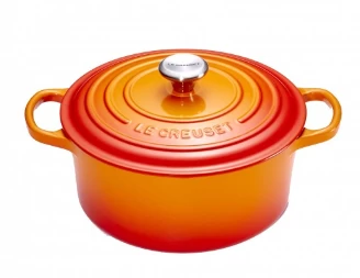 Le Creuset Signature Runde Bratpfanne/Schmortopf Ø 24 Cm Orange 3 Le Creuset Signature Runde Bratpfanne/Schmortopf Ø 24 Cm Orange