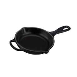 Le Creuset Bratpfanne / Skillet Signature Schwarz ø 16 Cm Emaillierte Antihaftbeschichtung