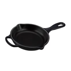 Le Creuset Bratpfanne / Skillet Signature Schwarz ø 20 Cm Emaillierte Antihaftbeschichtung